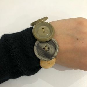 Handmade button bracelet